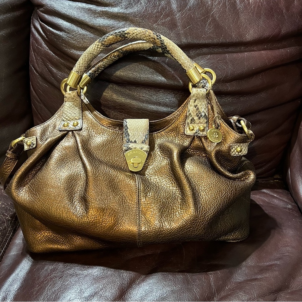 BRAHMIN limited edition DAGNEY SHOULDER BAG like new